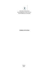 Verslo planas: mediniai apdailos gaminiai UAB "Vaidata"