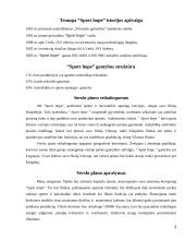 Verslo planas: sporto ir laisvalaikio apranga "Sport hope" filialas 3 puslapis