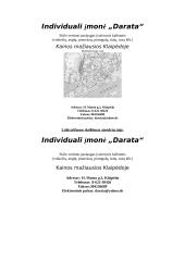 Verslo planas: vertimų biuras IĮ "Darata" 6 puslapis