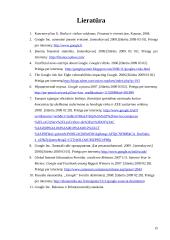 Verslo rizika ir jos mažinimo galimybės: AB "Google" 15 puslapis