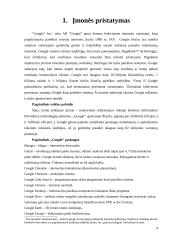 Verslo rizika ir jos mažinimo galimybės: AB "Google" 4 puslapis