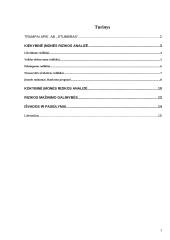 Verslo rizika, verslo rizikos mažinimo galimybės: AB "Stumbras" 2 puslapis