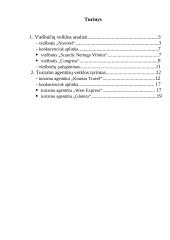 Viešbučių veiklos analizė: "Novotel". Turizmo agentūrų veiklos tyrimas: "Krantas Travel" 2 puslapis