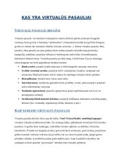 Virtualus pasaulis - nauja kūrybos erdvė 4 puslapis