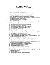 Biologijos klausimynas