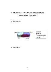 Interneto naudojimosi pastovumo tyrimas 8 puslapis