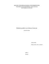 Bendroji pasiūla ir jos kitimas Lietuvoje