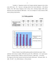 Kelių eismo įvykių skaičiaus Lietuvos respublikoje statistinis tyrimas 8 puslapis
