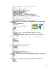 Naudojimosi internetu privalumai: nuomonių analizė 20 puslapis