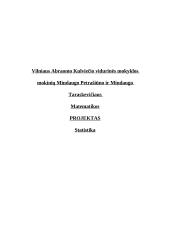 Statistinis tyrimas: aktualiausi klausimai Vilniaus gyventojams