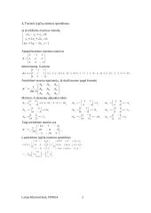 Matricinės lygtys 2 puslapis