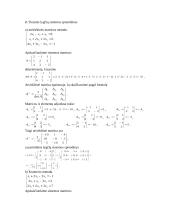 Matricų veiksmai 2 puslapis