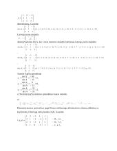 Matricų veiksmai 3 puslapis