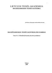 Bendrieji bausmių skyrimo pradmenys