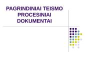 Teismo procesiniai dokumentai