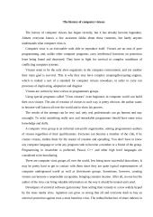 The history of computer viruses