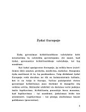 Žydai Europoje (XII - XVIII amžius) 3 puslapis