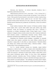 Renesanso filosofijos humanizmas ir individualizmas 4 puslapis