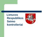 Lietuvos Respublikos Seimo kontrolieriai 