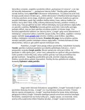 Google paieškos sistema, veikimo principai 5 puslapis
