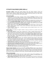 Lietuvos istorija (nuo Vytauto iki ATR) 2 puslapis