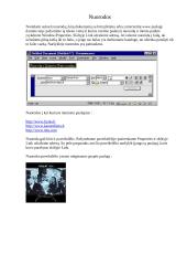 Macromedia Dreamweaver 7 puslapis