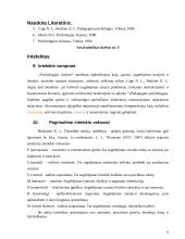 Miegas ir sapnai, veiklos motyvacija ir intelekto samprata 9 puslapis