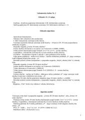 Įvedimas – išvedimas paprastoje dešimtainėje ir DC dešimtainėje sistemoje 2 puslapis