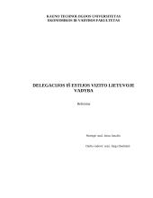 Delegacijos is Estijos Lietuvoje vizito vadyba