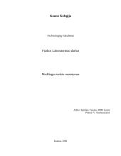 Medžiagos tankio nustatymas