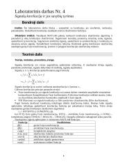 Signalų koreliacija ir jos savybių tyrimas 4 puslapis