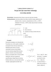 Strypo inercijos matavimas sukamųjų svyravimų metodu 1 puslapis