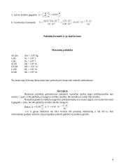 Sunkio jėgos pagreičio prie žemės paviršiaus ir gravitacijos konstantos nustatymas 4 puslapis
