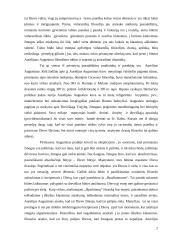 A. Augustinas "Išpažinimai". Vienuoliktos knygos analizė 2 puslapis