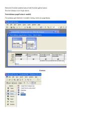 Access duomenų bazės aprašymas: parduodamų automobilių registracija 6 puslapis