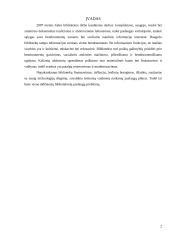 Bibliotekų paslaugų problematika profesinėje/mokslinėje spaudoje 2 puslapis