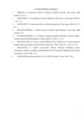 Bibliotekų paslaugų problematika profesinėje/mokslinėje spaudoje 7 puslapis