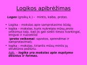 Logikos mokslas 1 puslapis