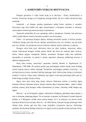 Savo asmenybės veiklos motyvacinė analizė 4 puslapis