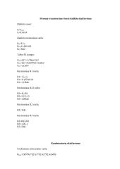 Stiprintuvo elektrinės principinės  schemos skaičiavimas 9 puslapis