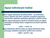 Firmos ekonominiai gamybos kaštai 17 puslapis