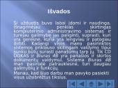 Kompiuterinės administravimo sistemos 19 puslapis