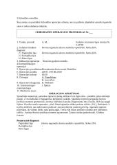 Abdominalinės chirurgijos ligos istorija 17 puslapis