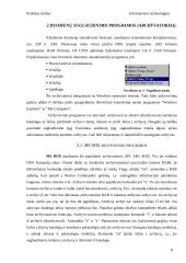 Archyvavimo samprata, paskirtis bei programos 8 puslapis