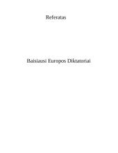 Baisiausi Europos diktatoriai
