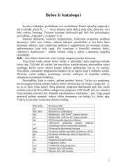 Darbas su bylomis ir katalogais 2 puslapis