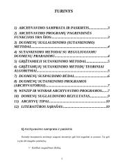 Duomenų suspaudimo ir skleidimo programos 2 puslapis