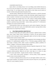 Europinio identiteto bruožai 7 puslapis