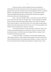 Imanuelio Kanto kritinė filosofija. Dorovės samprata. Kantas ir Lietuva 3 puslapis