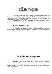 Klaipėdos turizmas 3 puslapis